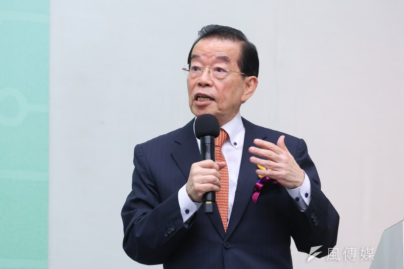 20250507-総統府資政の謝長廷氏が7日、「台日半導体科技促進会」設立大会に出席。（撮影：顏麟宇）