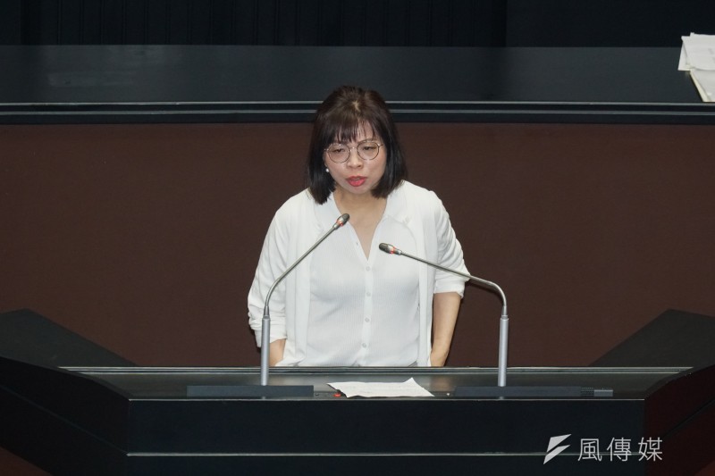 20250520-立委林淑芬於立院進行「廣泛討論」發言。（蔡親傑攝）