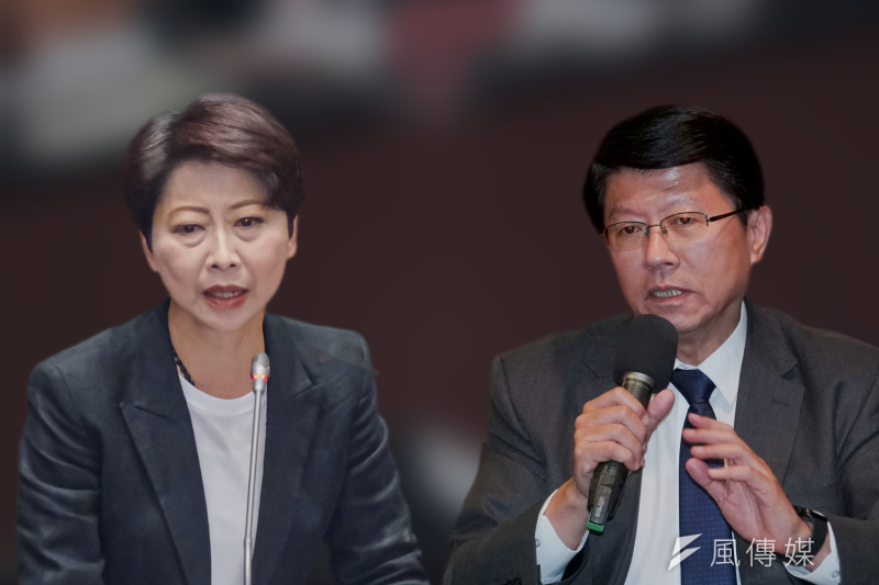 台南市長候選人陳亭妃(左,劉偉宏攝)、謝龍介(右,蔡親傑攝)都未完成拜會評比。(合成圖,風傳媒) 台南市長候選人陳亭妃(左,劉偉宏攝)、謝龍介(右,蔡親傑攝)都未完成拜會評比。(合成圖,風傳媒)