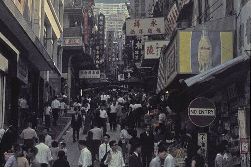 1965年的香港殖民地時期街景( Hgrobe/維基百科) 1965年的香港殖民地時期街景( Hgrobe/維基百科)