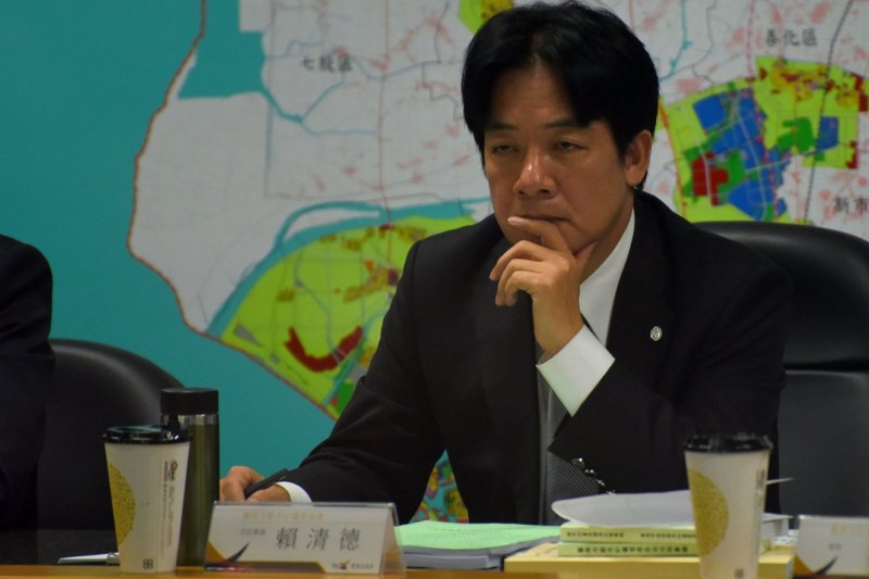 台南市長賴清德14日主持南鐵都計變更案 台南市長賴清德14日主持南鐵都計變更案