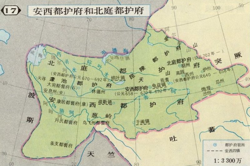 昭武九姓古地圖(中國古代史地圖網) 昭武九姓古地圖(中國古代史地圖網)
