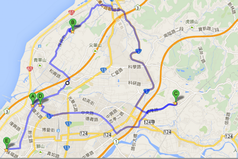 google地圖。 google地圖。