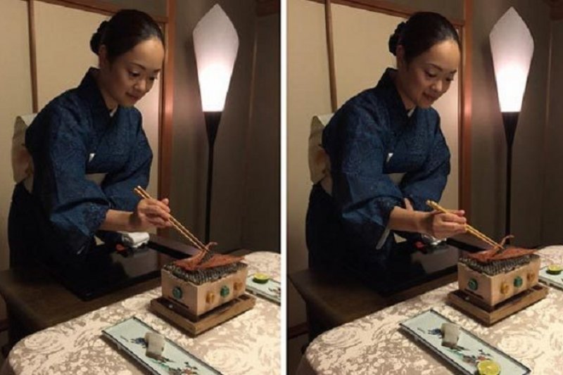 烤海鼠子。(李長聲攝) 烤海鼠子。(李長聲攝)