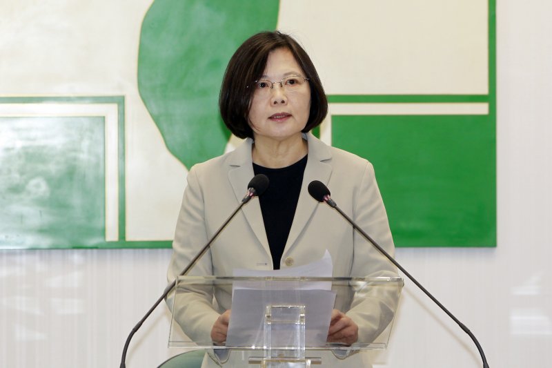 民進黨總統參選人蔡英文(美聯社) 民進黨總統參選人蔡英文(美聯社)