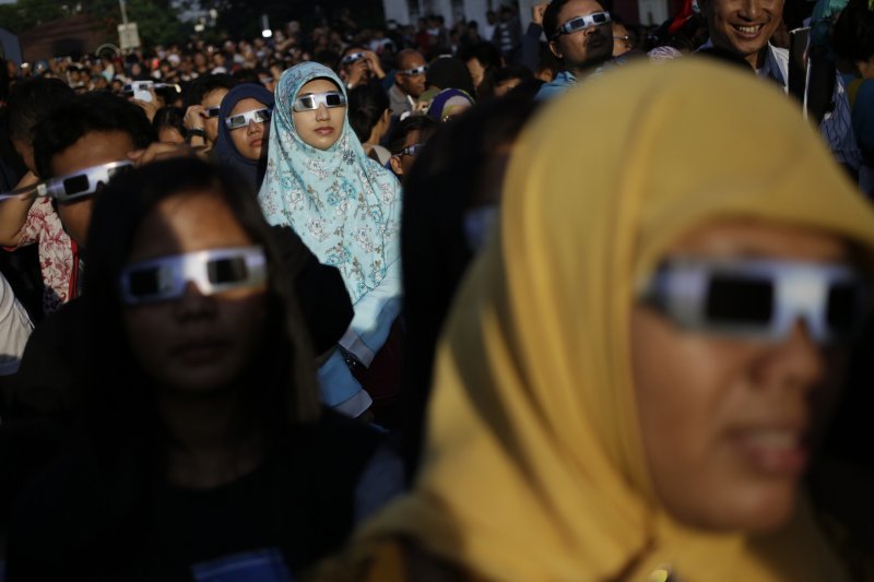 印尼日食（美聯社）