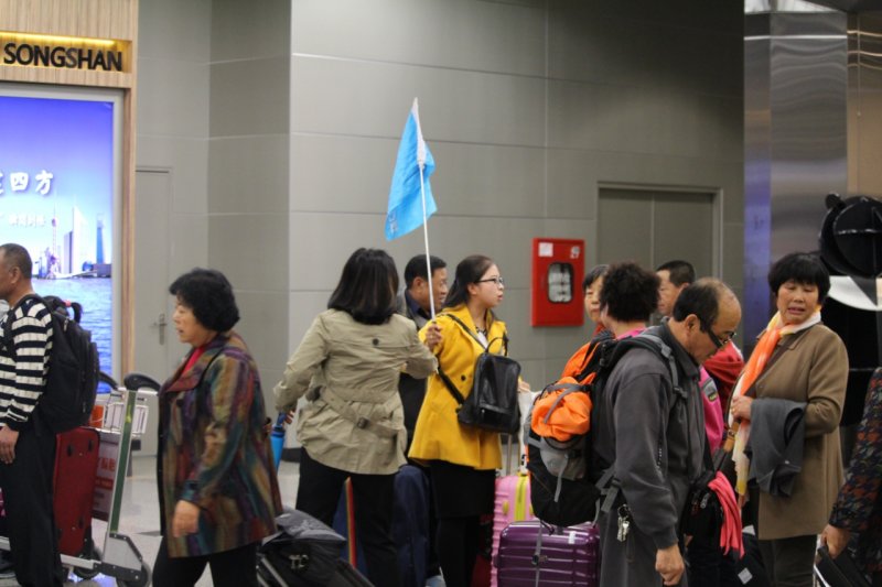 20160318-松山機場陸客,中國旅行團。(方炳超攝) 20160318-松山機場陸客,中國旅行團。(方炳超攝)