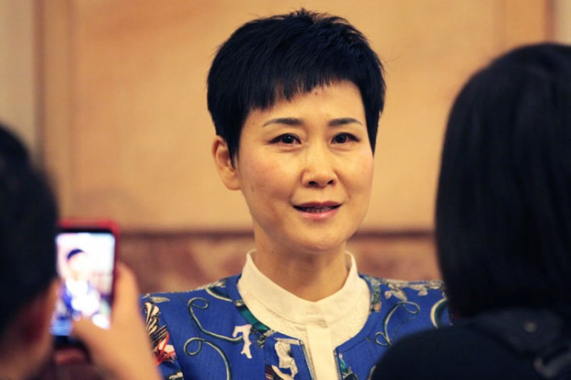 李鵬獨生女李小琳。 李鵬獨生女李小琳。