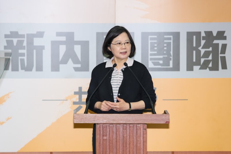 準總統蔡英文30日出席「新內閣團隊」共識營。(顏麟宇攝) 準總統蔡英文30日出席「新內閣團隊」共識營。(顏麟宇攝)