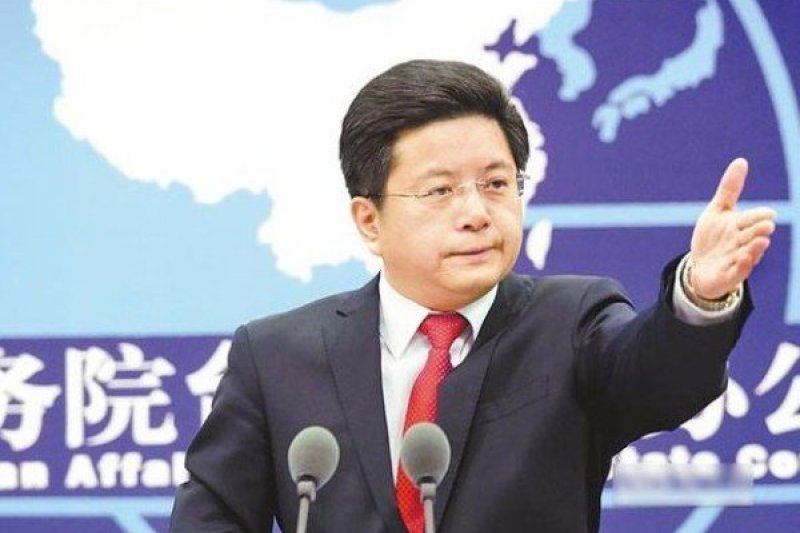 中國國台辦發言人馬曉光。(取自推特) 中國國台辦發言人馬曉光。(取自推特)