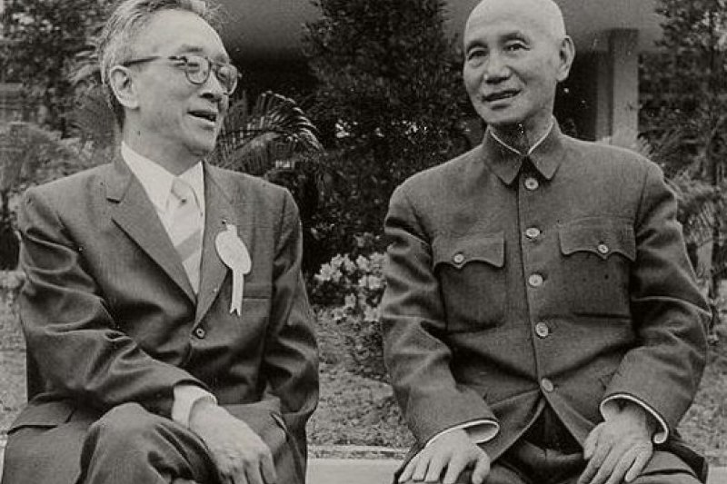 蔣介石、胡適 蔣介石、胡適