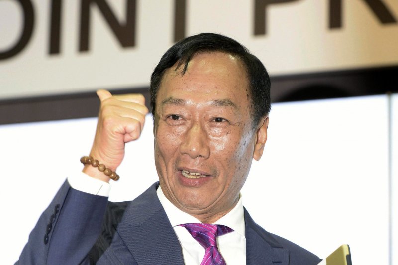 鴻海集團領導人郭台銘。(美聯社)