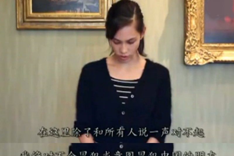 水原希子遭中國網友爆料曾有辱華舉動,錄影致歉。(水原希子微博)