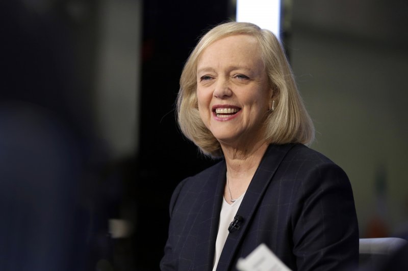 美國共和黨大金主、惠普執行長惠特曼女士（Meg Whitman）表態支持希拉蕊。（美聯社）