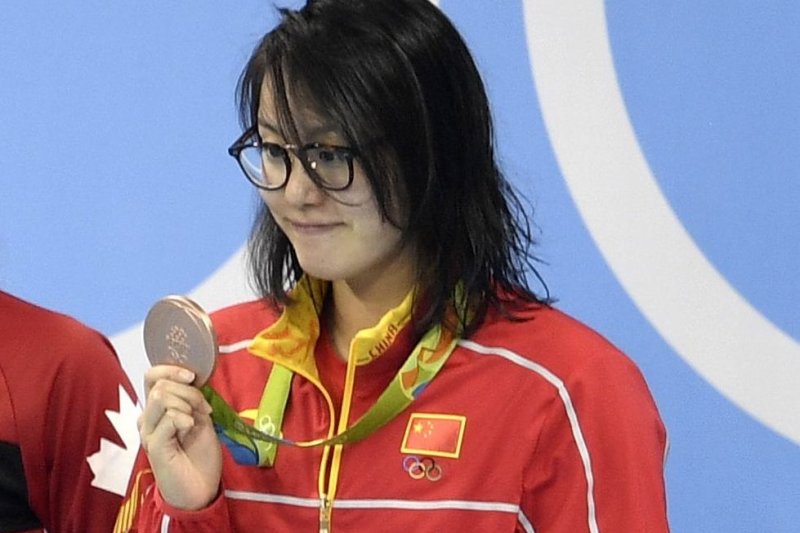 里約奧運女子100公尺仰式,中國選手傅園慧奪得銅牌(AP) 里約奧運女子100公尺仰式,中國選手傅園慧奪得銅牌(AP)