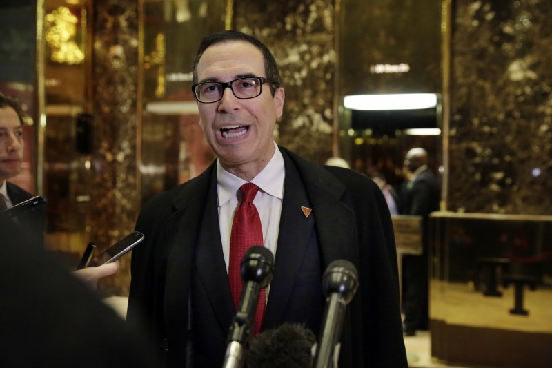 美國新任財政部長馬努欽（Steven Mnuchin）（AP）