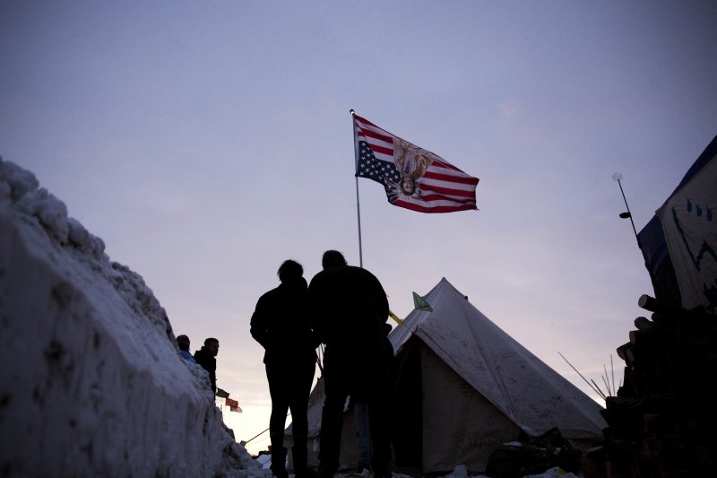 美國原住民在北達科塔州紮營抗議「Dakota Access 」輸油管工程(AP) 美國原住民在北達科塔州紮營抗議「Dakota Access 」輸油管工程(AP)