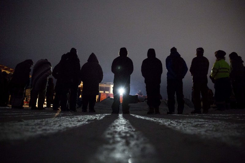 美國原住民在北達科塔州紮營抗議「Dakota Access 」輸油管工程（AP）