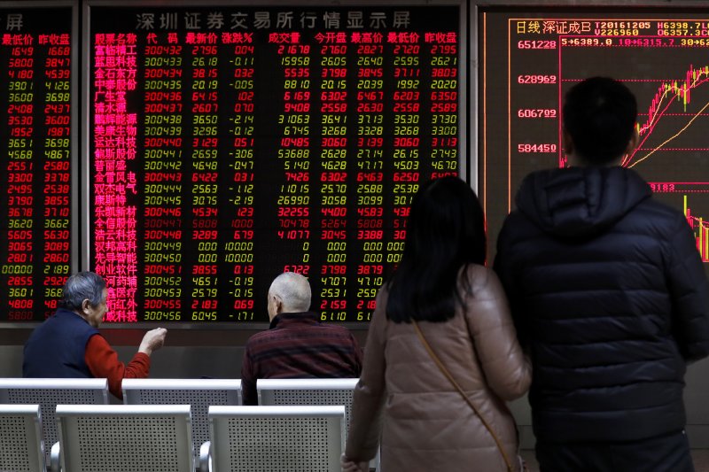 深圳香港股票市場交易互聯互通機制今正式啟動。(美聯社) 深圳香港股票市場交易互聯互通機制今正式啟動。(美聯社)