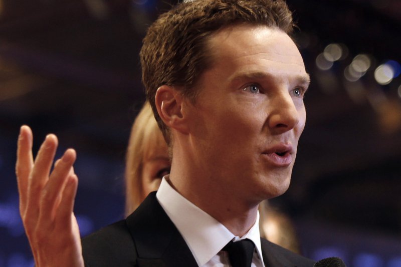 英國名演員班奈狄克康柏拜區（Benedict Cumberbatch）（AP）