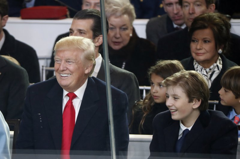 美國新總統川普的小兒子巴倫(AP) 美國新總統川普的小兒子巴倫(AP)