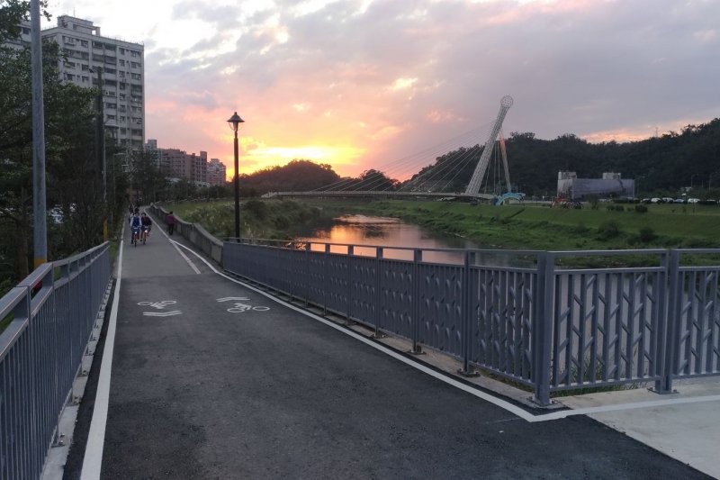 新北自行車道擴增,在基隆河上游延伸2公里。(取自新北市政府高灘地工程管理處) 新北自行車道擴增,在基隆河上游延伸2公里。(取自新北市政府高灘地工程管理處)