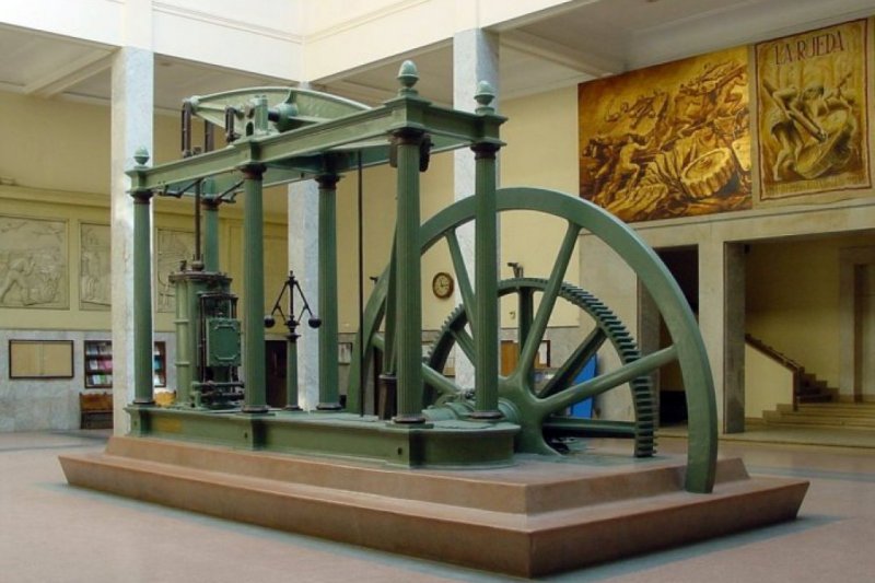 瓦特在1776年改良蒸汽機,此後就開啟工業革命的紀元。(取自維基百科) 瓦特在1776年改良蒸汽機,此後就開啟工業革命的紀元。(取自維基百科)