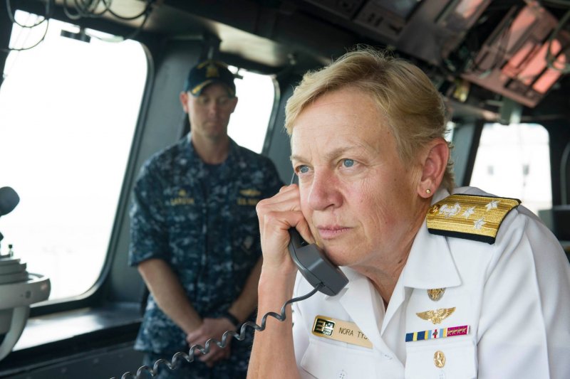 美國海軍第三艦隊指揮官、海軍三星中將泰森(Nora Tyson)(第三艦隊臉書) 美國海軍第三艦隊指揮官、海軍三星中將泰森(Nora Tyson)(第三艦隊臉書)