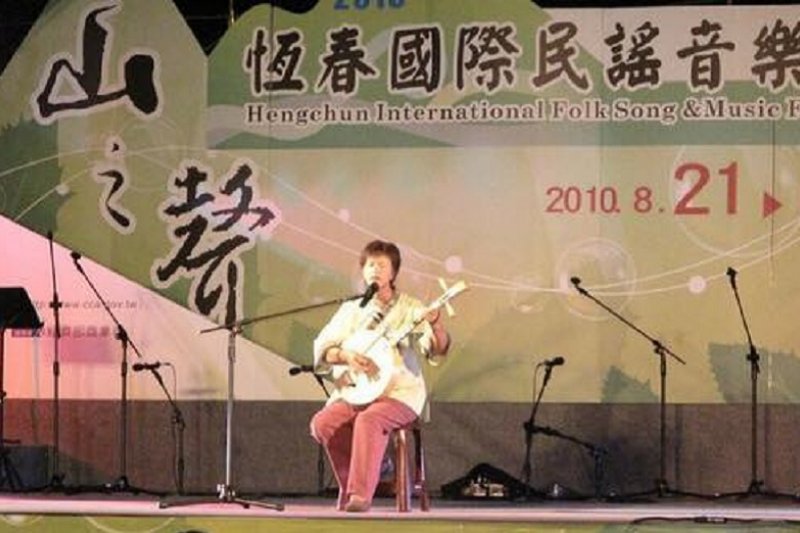 參加恒春民謠音樂節。(楊美雲提供) 參加恒春民謠音樂節。(楊美雲提供)