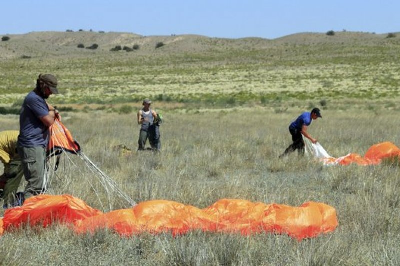 美國空降消防員（smokejumper）。（AP）