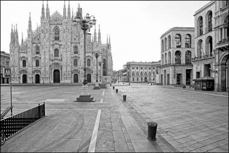義大利八月節:米蘭高唱空城計(翻攝Corriere Milano) 義大利八月節:米蘭高唱空城計(翻攝Corriere Milano)
