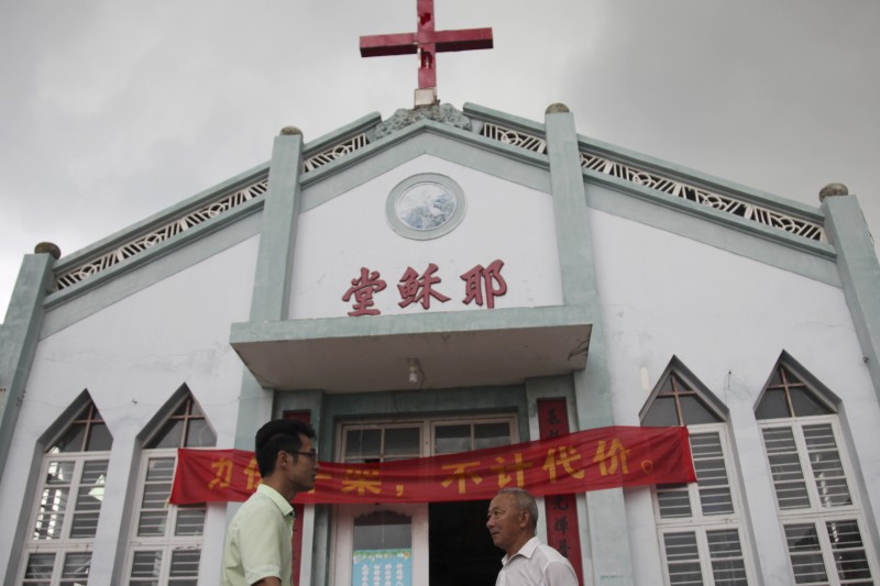 自由之家中國宗教報告:中國加大壓制力道,強拆教堂十字架(AP) 自由之家中國宗教報告:中國加大壓制力道,強拆教堂十字架(AP)