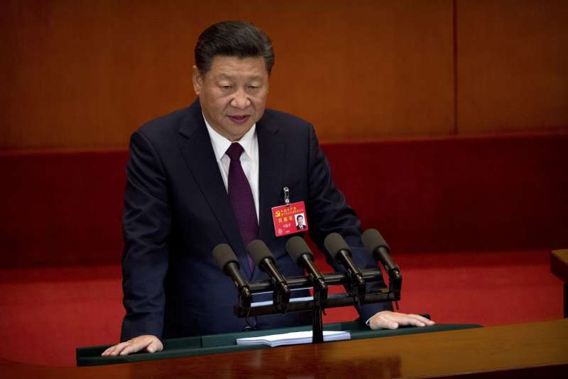 2017年10月18日,中共十九大在北京召開,習近平(AP) 2017年10月18日,中共十九大在北京召開,習近平(AP)