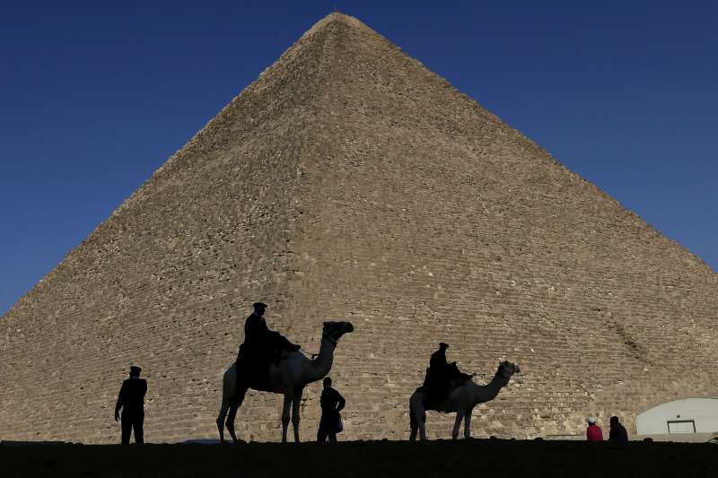 埃及吉薩大金字塔(Great Pyramid of Giza)(AP) 埃及吉薩大金字塔(Great Pyramid of Giza)(AP)