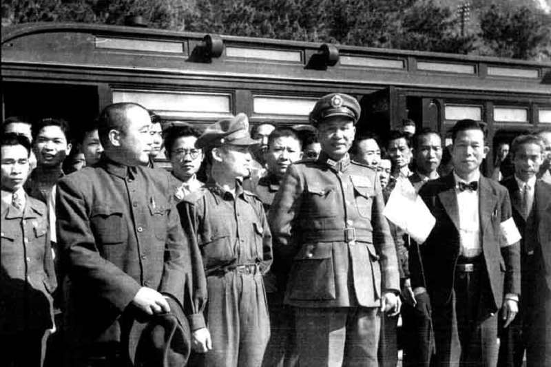 二二八事件後,國防部部長白崇禧抵達臺灣宣慰(善後)。(維基百科) 二二八事件後,國防部部長白崇禧抵達臺灣宣慰(善後)。(維基百科)