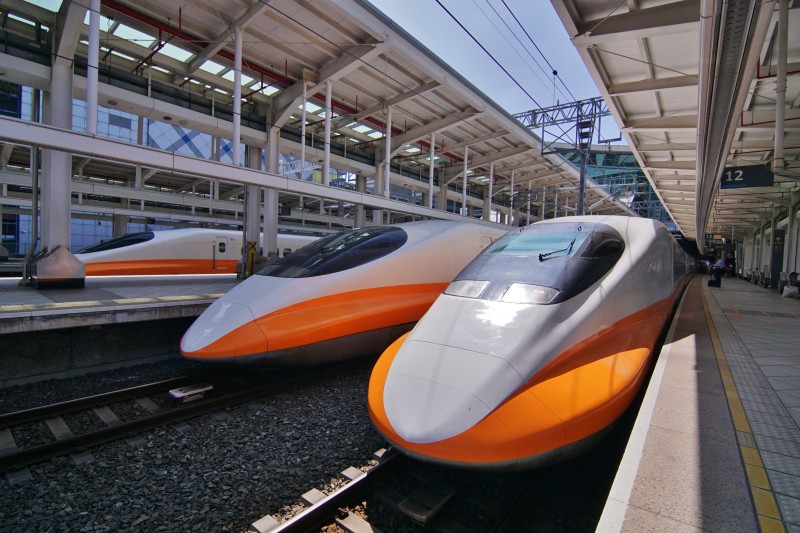 台灣高鐵列車。(盧逸峰攝) 台灣高鐵列車。(盧逸峰攝)