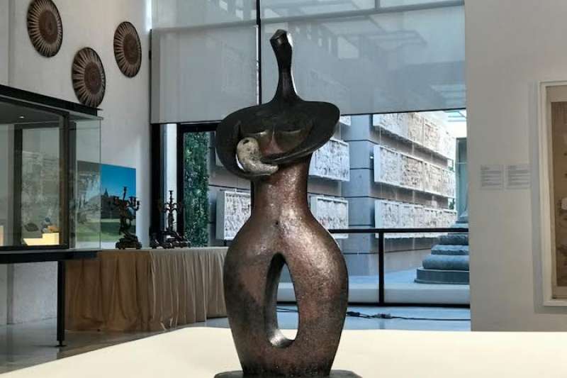 藝術作品「大地之母」。(曾廣儀攝) 藝術作品「大地之母」。(曾廣儀攝)