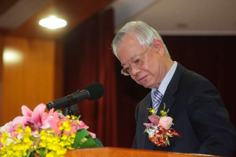 20180226-卸任央行總裁彭淮南26日出席中央銀行新舊任總裁交接典禮。(顏麟宇攝) 20180226-卸任央行總裁彭淮南26日出席中央銀行新舊任總裁交接典禮。(顏麟宇攝)