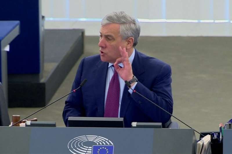 深獲義大利前總理貝魯斯柯尼支持的塔加尼（Antonio Tajani），現為歐洲議會議長。若義大利力量黨獲得組閣權，塔加尼可望成為新科義大利總理。（AP）