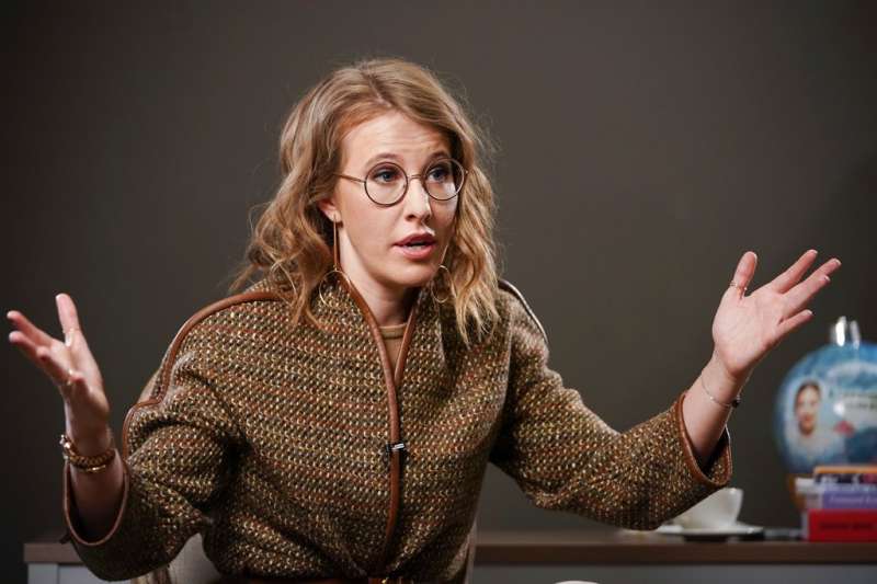 2018年俄羅斯總統候選人,公民倡議黨提名的索布恰克(Ksenia Sobchak)(AP) 2018年俄羅斯總統候選人,公民倡議黨提名的索布恰克(Ksenia Sobchak)(AP)