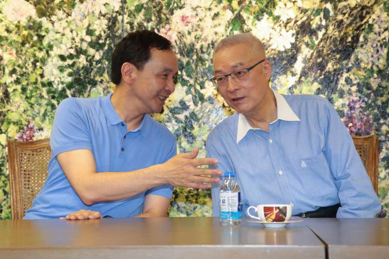 20180505-新北市長朱立倫、國民黨主席吳敦義5日出席「與周錫瑋有約活動」。(顏麟宇攝) 20180505-新北市長朱立倫、國民黨主席吳敦義5日出席「與周錫瑋有約活動」。(顏麟宇攝)