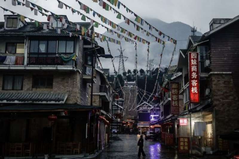 重建後的映秀開始以發展旅遊業為主。(BBC中文網) 重建後的映秀開始以發展旅遊業為主。(BBC中文網)