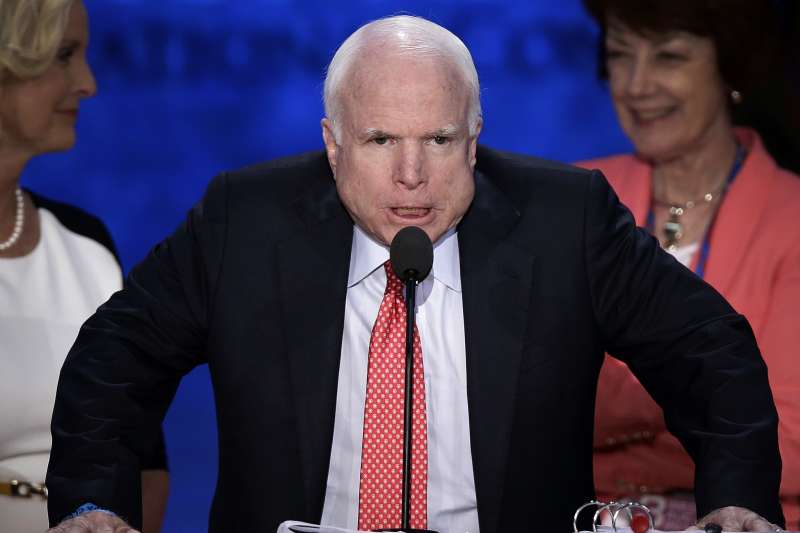 美國共和黨政壇大老馬侃（John McCain）（AP）