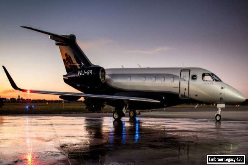 內馬爾的私人飛機,Embraer Legacy 450。 (截取至TOTAL SPORTEK網站) 內馬爾的私人飛機,Embraer Legacy 450。 (截取至TOTAL SPORTEK網站)