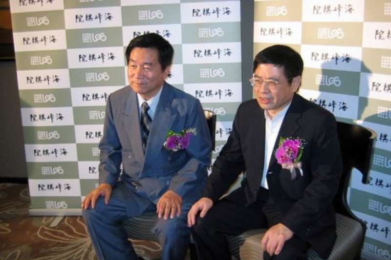 林海峰國手(左)、林文伯董事長(右)。(海峰棋院) 林海峰國手(左)、林文伯董事長(右)。(海峰棋院)
