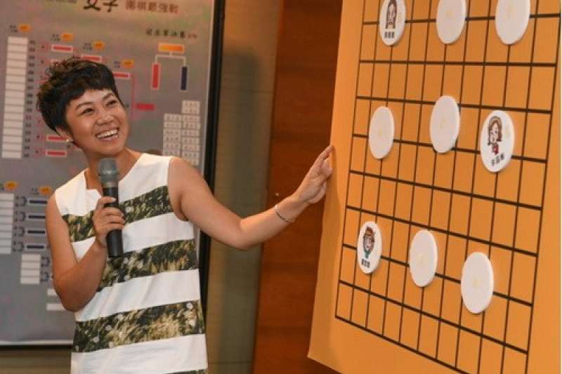 女子賽常勝軍 ( 蕭愛霖職業二段)。(海峰棋院) 女子賽常勝軍 ( 蕭愛霖職業二段)。(海峰棋院)