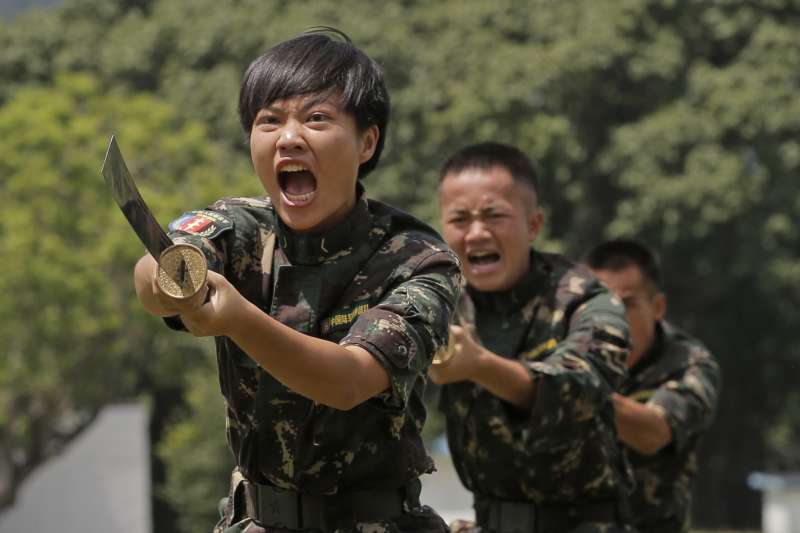 2018年7月1日，香港主權移交中國21周年，解放軍駐港部隊演練（AP）