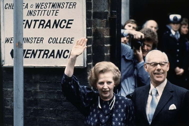 英國首相柴契爾夫人，攝於1993年6月9日（AP）