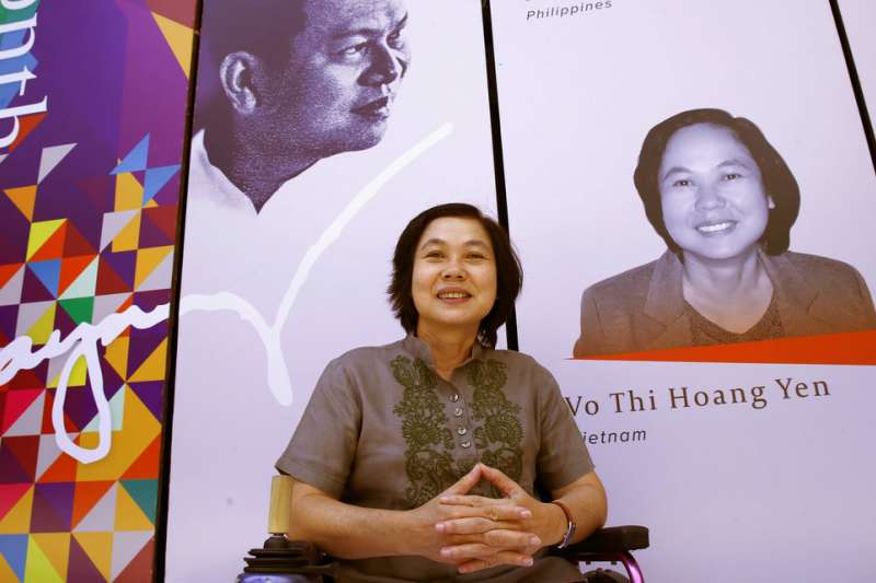 2018年麥格塞塞獎得主:來自越南的武氏黃燕(Vo Thi Hoang Yen)。(AP) 2018年麥格塞塞獎得主:來自越南的武氏黃燕(Vo Thi Hoang Yen)。(AP)