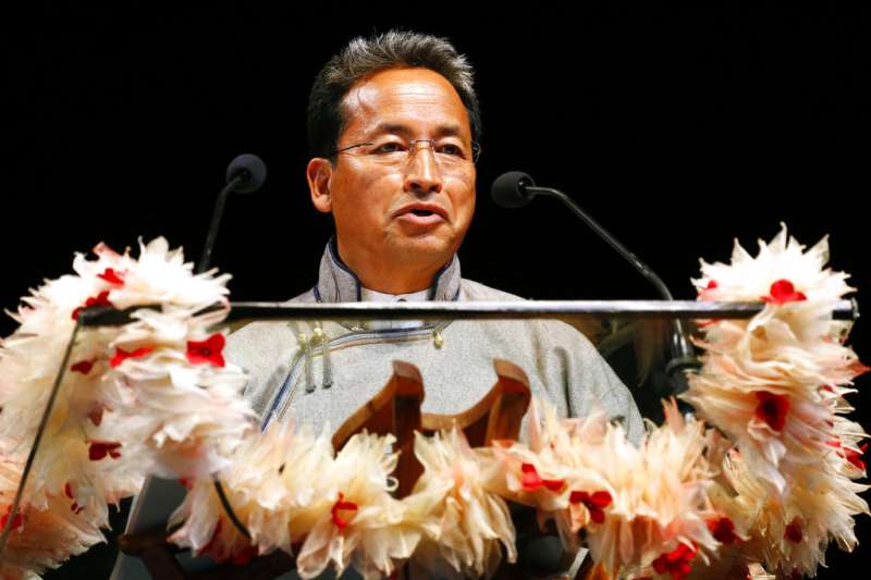 2018年麥格塞塞獎得主:來自印度的王曲克(Sonam Wangchuk)。(AP) 2018年麥格塞塞獎得主:來自印度的王曲克(Sonam Wangchuk)。(AP)